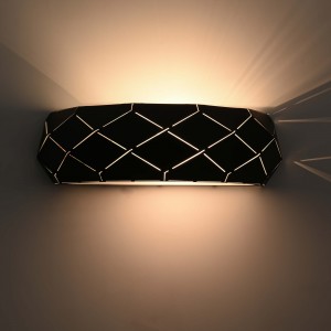 Kinkiet Reus czarny 1xE27