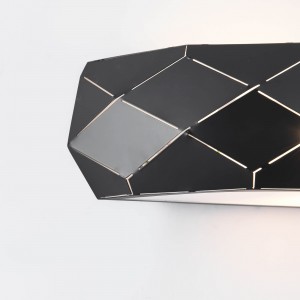 Kinkiet Reus czarny 1xE27