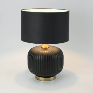 Lampa stołowa Tamiza 48 cm czarna 1xE27