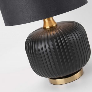 Lampa stołowa Tamiza 48 cm czarna 1xE27
