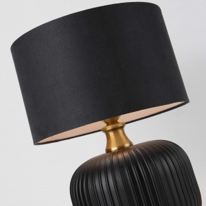 Lampa stołowa Tamiza 48 cm czarna 1xE27