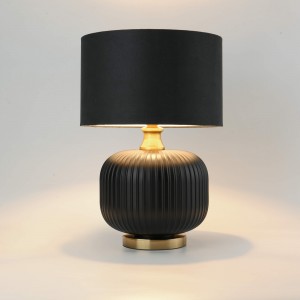 Lampa stołowa Tamiza 48 cm czarna 1xE27