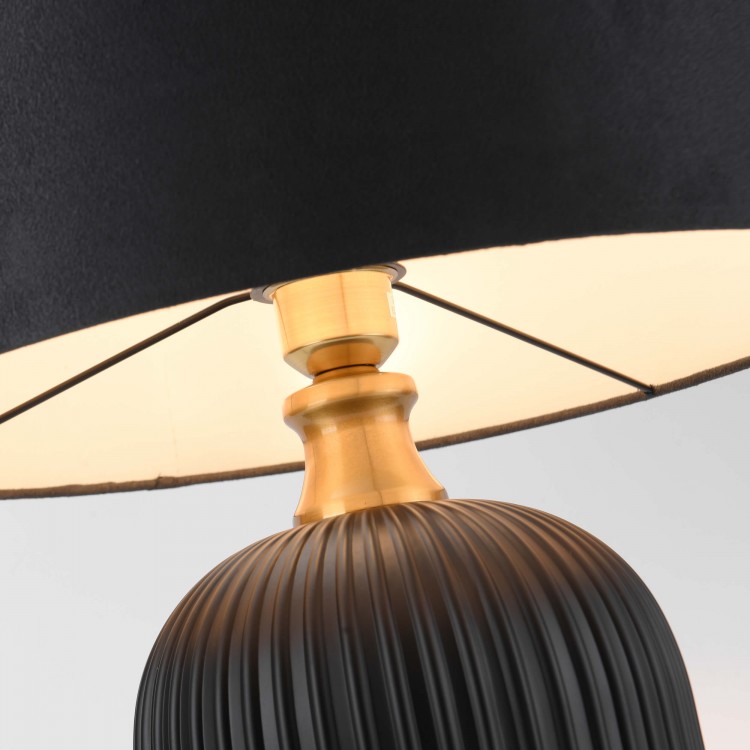 Lampa stołowa Tamiza 65 cm czarna 1xE27 - 3168