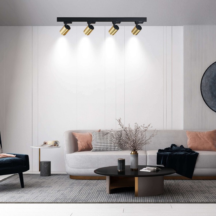 Spot Snow SET złoty 1F 4xGU10 - 3228