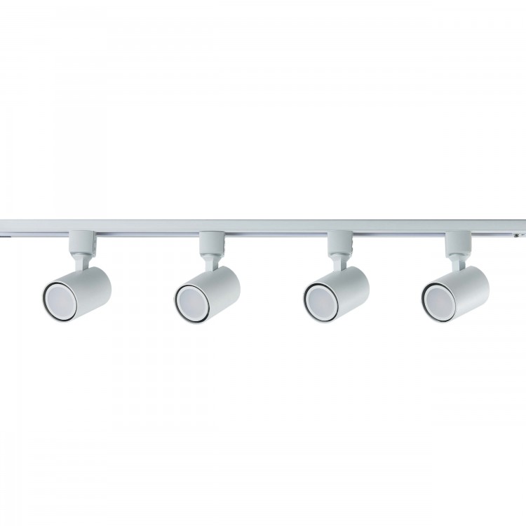 Zestaw oświetlenia szynowego Snow SET 1F biały 4xGU10 - 3245