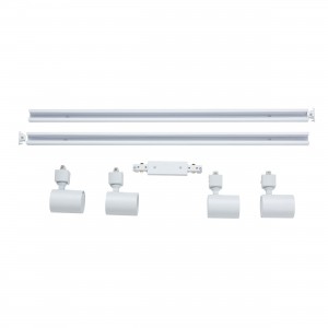 Zestaw oświetlenia szynowego Snow SET 1F biały 4xGU10