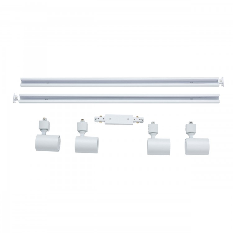 Zestaw oświetlenia szynowego Snow SET 1F biały 4xGU10 - 3251