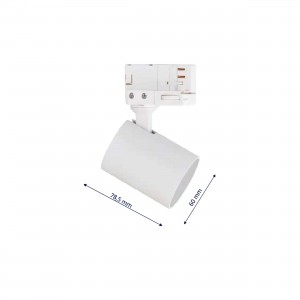 Zestaw oświetlenia szynowego Snow SET 3F biały 4xGU10