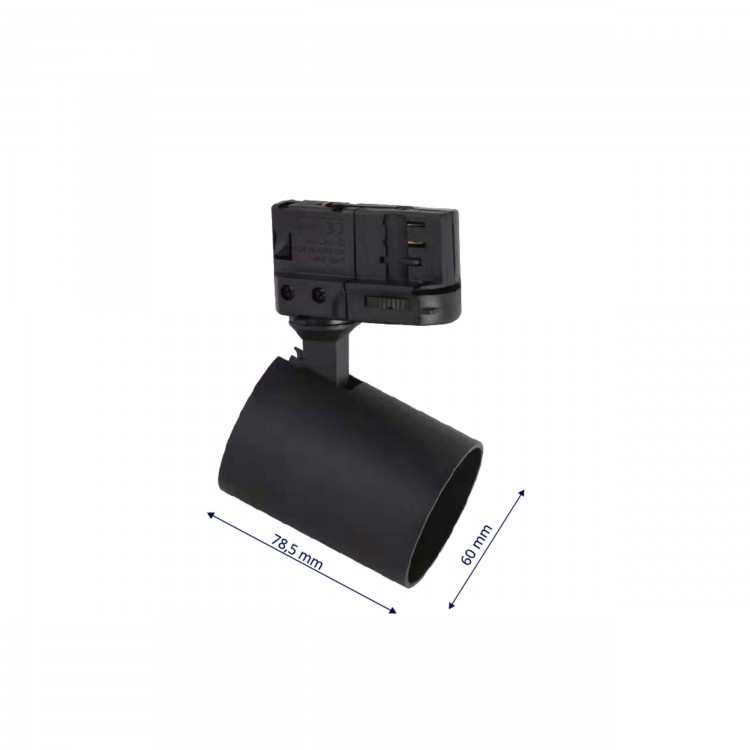 Zestaw oświetlenia szynowego Snow SET 3F czarny 4xGU10 - 3264