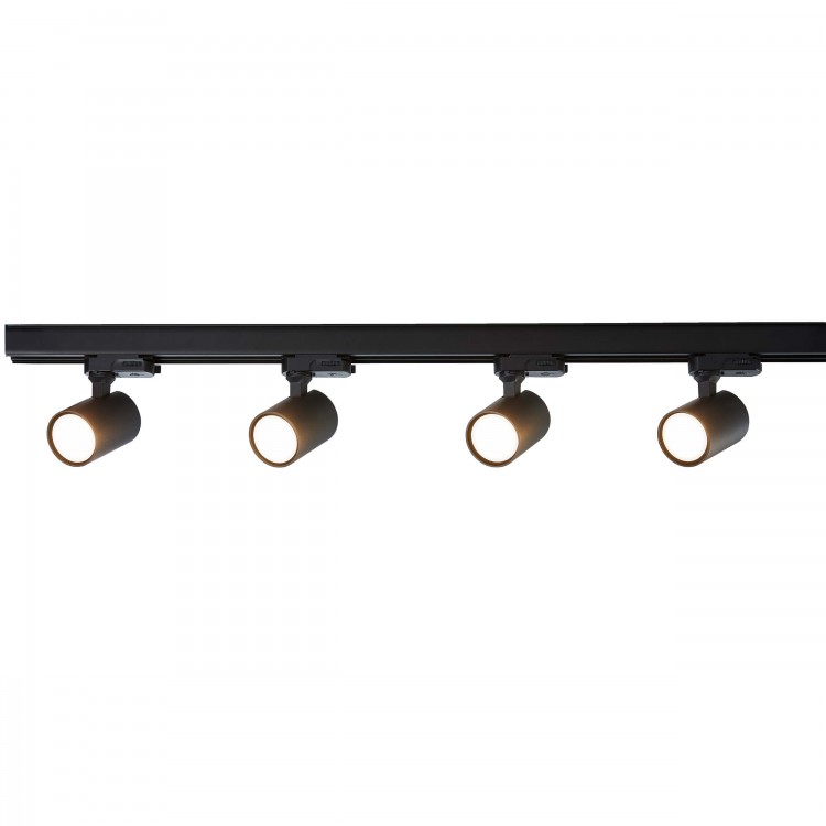 Zestaw oświetlenia szynowego Snow SET 3F czarny 4xGU10 - 3266