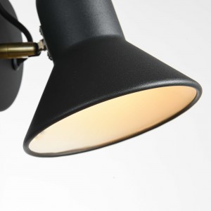 Kinkiet Astama czarny 1xE27