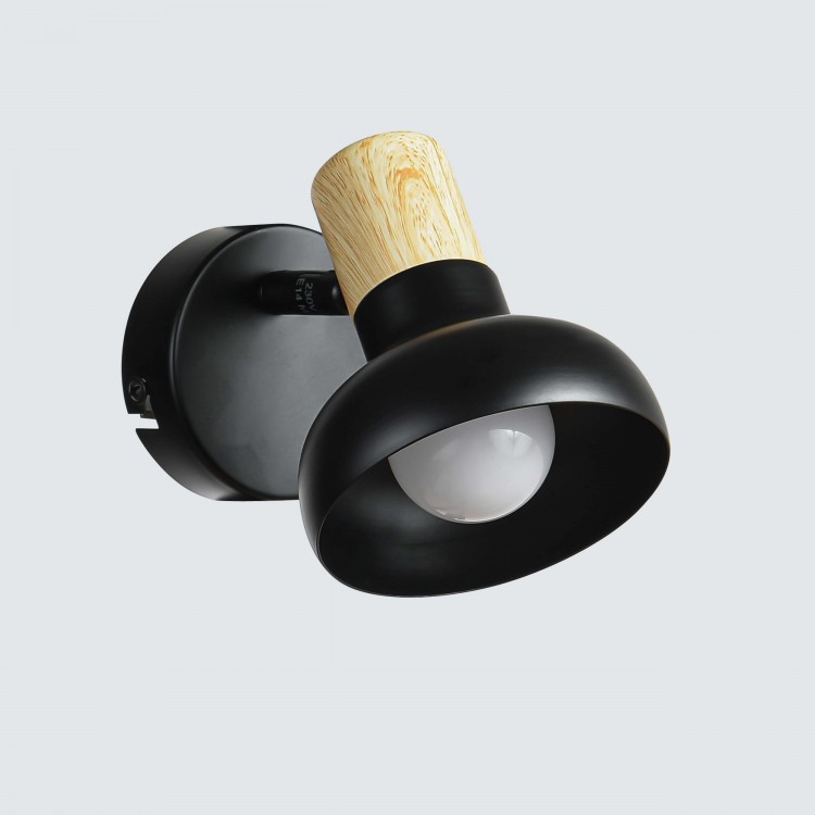 Kinkiet Arezzo czarny 1xE14 - 3349