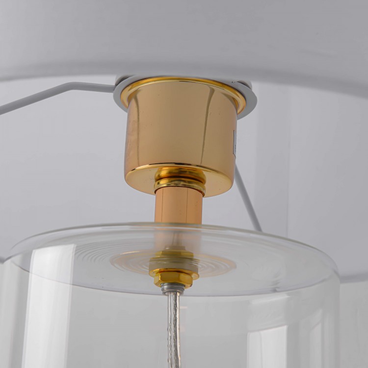 Lampa stołowa Sunflower biała 1xE27 - 3411