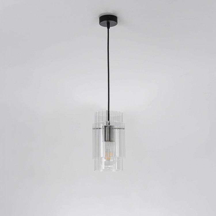 Lampa wisząca Savona czarna 1xE27 - 3431