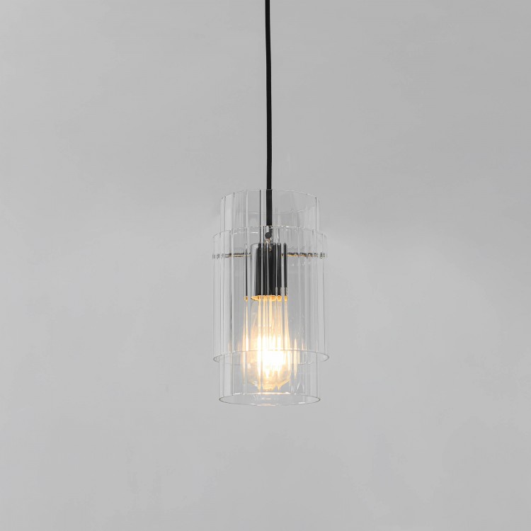 Lampa wisząca Savona czarna 1xE27 - 3433
