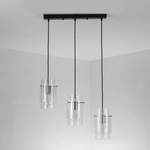 Lampa wisząca Savona czarna 3xE27