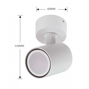 Reflektor spot Snow 1 biały 1xGU10