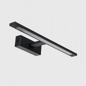 Isla kinkiet czarny średni z IP44 3000K