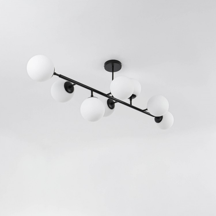 Lampa wisząca Dorado czarna 8xE14 - 3752