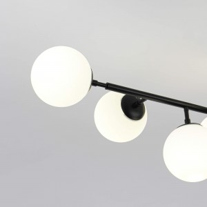 Lampa wisząca Dorado czarna 8xE14