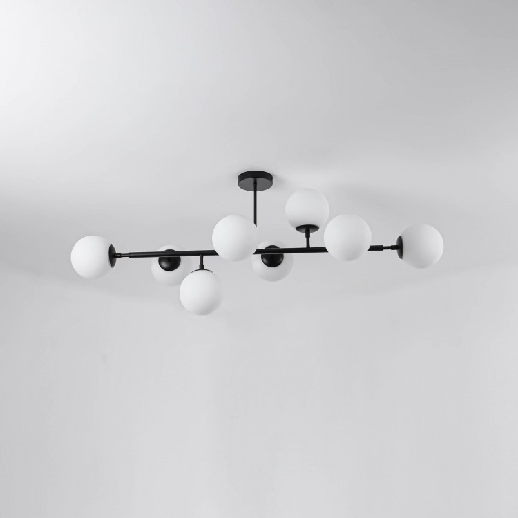 Lampa wisząca Dorado czarna 8xE14 - 3759