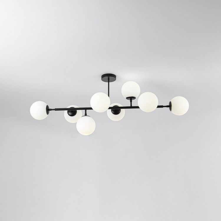 Lampa wisząca Dorado czarna 8xE14 - 3760