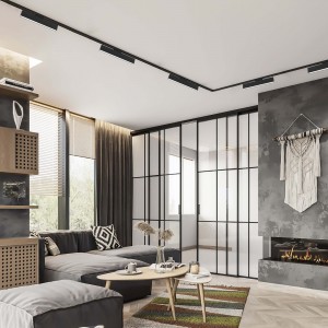 Reflektor do szynoprzewodów Moon 1F czarny LED 3000K