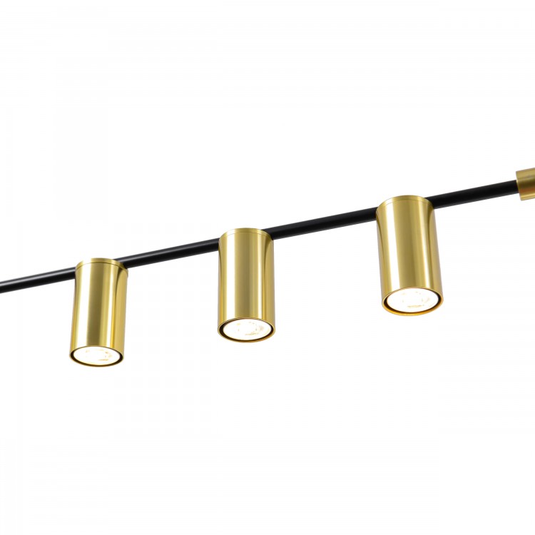 Lampa wisząca Arizona czarno - złota 6xGU10 - 3817