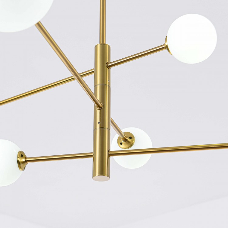 Lampa wisząca Dorado złota 6xG9 - 3834