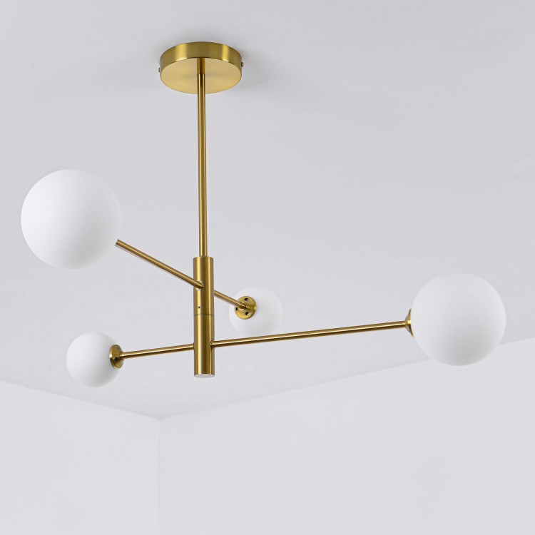 Lampa wisząca Dorado złota 4xG9 - 3840