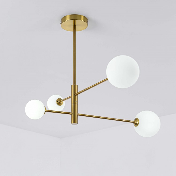Lampa wisząca Dorado złota 4xG9 - 3846