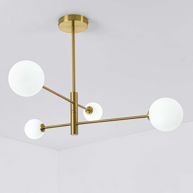 Lampa wisząca Dorado złota 4xG9 - 3847