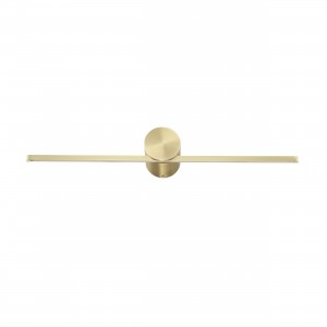 Kinkiet Modern Slim 40 cm złoty LED 3000K