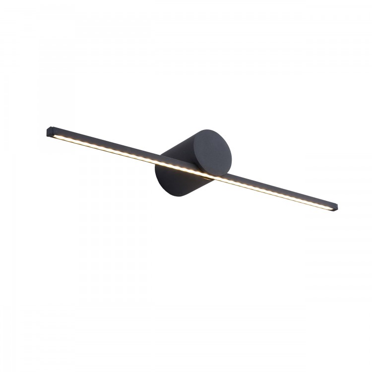 Kinkiet Modern Slim 40 cm czarny LED 3000K - 3904