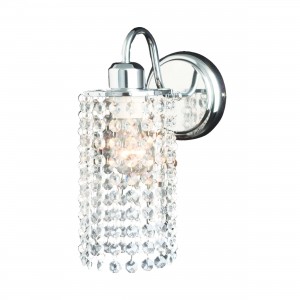 Kinkiet Bright Star srebrny 1xE27