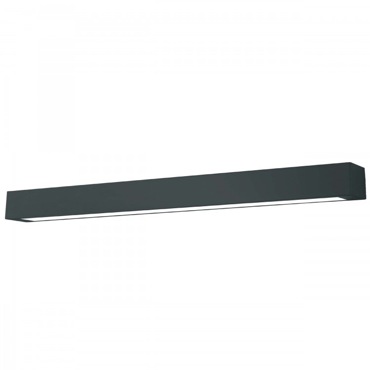 Ibros kinkiet czarny XL z IP44 4000K - 4093