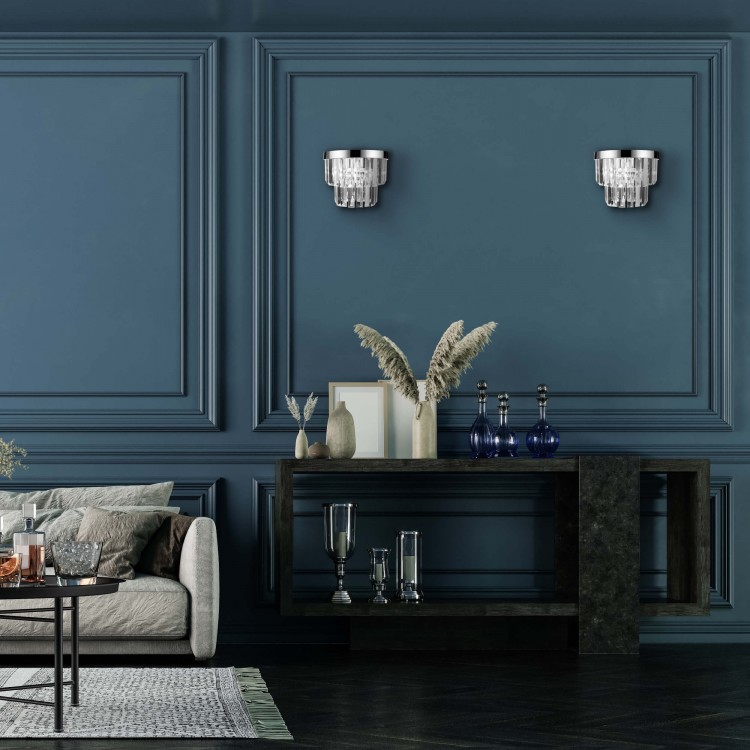 Kinkiet Vetro srebrny 1xE14 - 4128