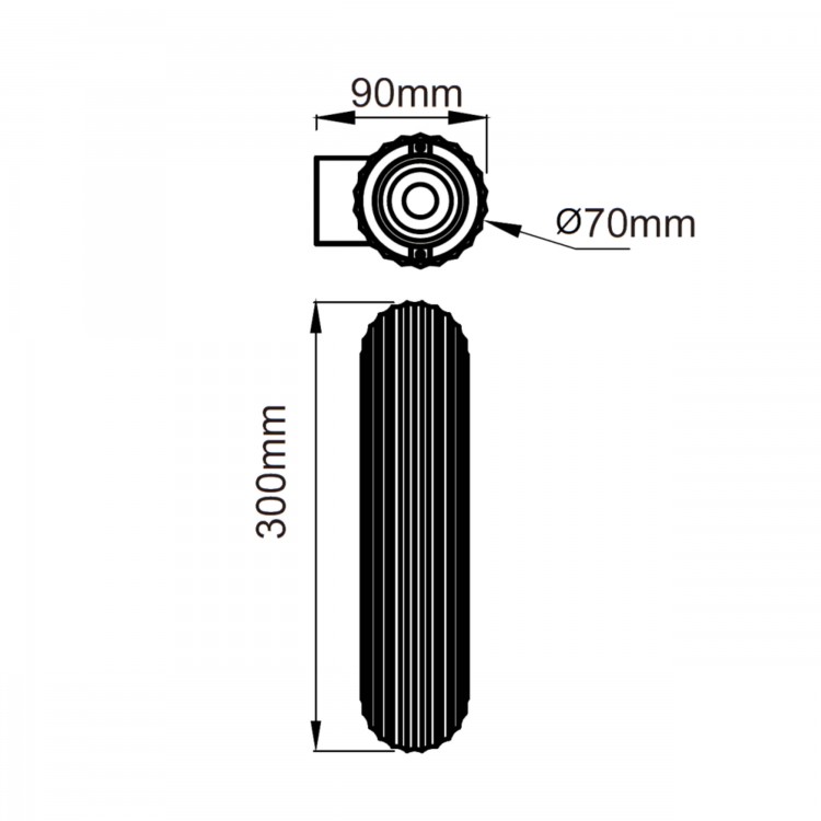 Kinkiet Tokio czarny 2xGU10 - 4164