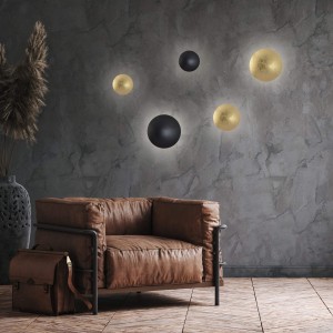 Plafon Platillo 16 cm czarny LED 3000K