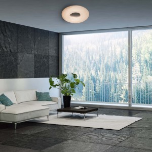 Plafon Aruba 40 cm biały IP44 LED 4000K