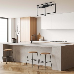 Lampa wisząca Frame czarna LED 3000K