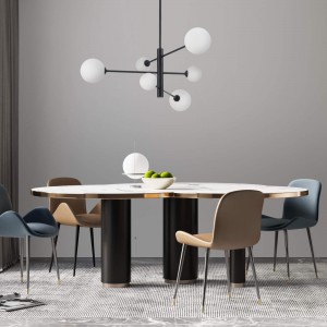 Lampa wisząca Dorado czarna 6xG9