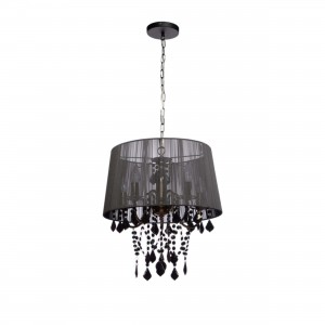 Lampa wisząca Mona czarna 5xE14