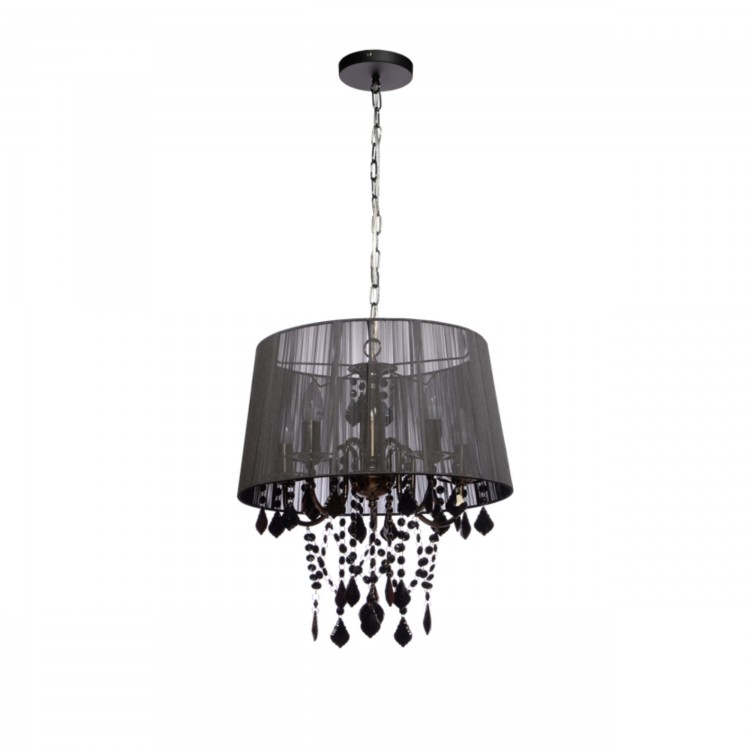 Lampa wisząca Mona czarna 5xE14 - 4380