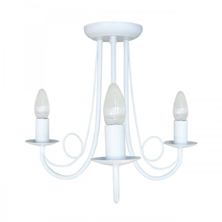 Lampa wisząca Perła biała 5xE14 - 4394