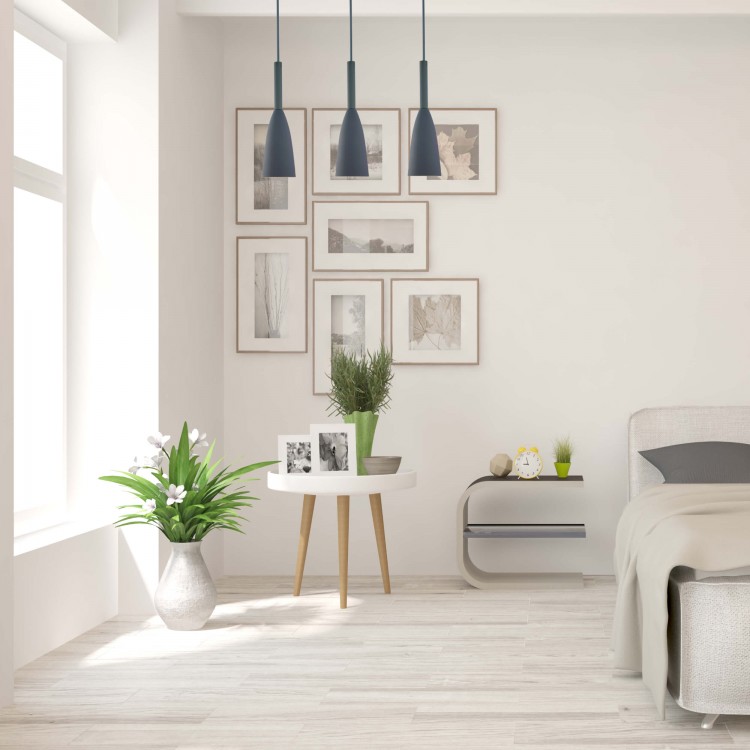 Lampa wisząca Solin 3 szara 3xE27 - 4436