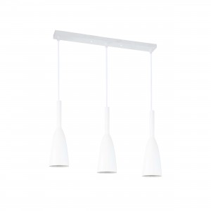 Lampa wisząca Solin 3 biała 3xE27