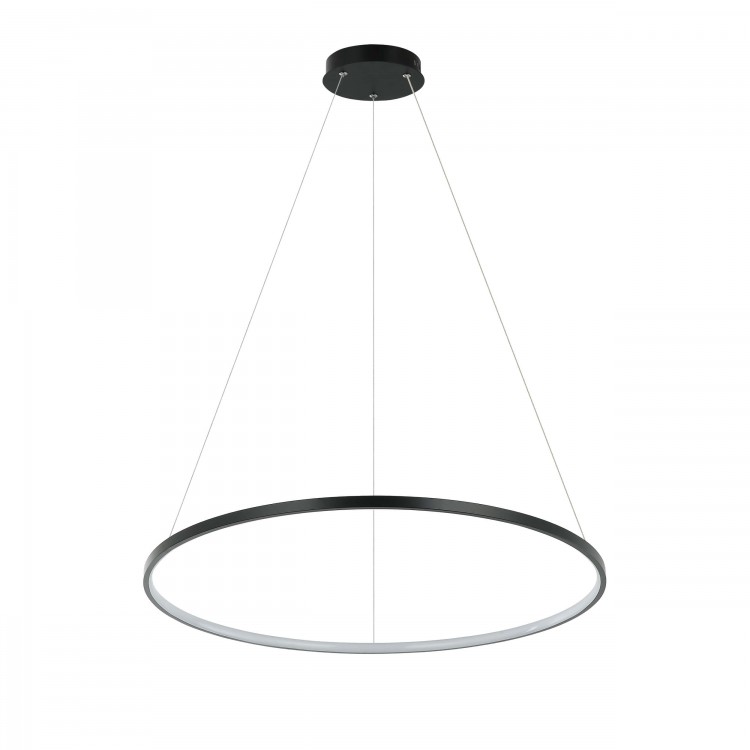 Ring wisząca średnia czarna 4000K - 4471