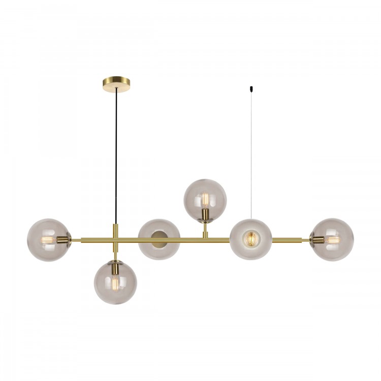 Lampa wisząca Alisa złota 6xE14 - 4572