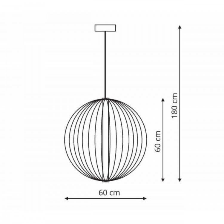 Lampa wisząca Treviso złota LED 3000K - 4584